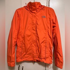 North face lightly used rain jacket